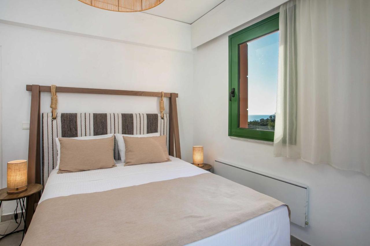Beachfront Villa Rhodes Seashell Gennadi Bagian luar foto