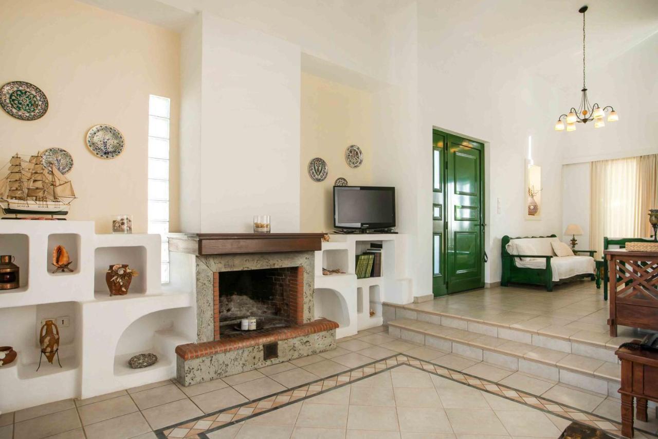 Beachfront Villa Rhodes Seashell Gennadi Bagian luar foto