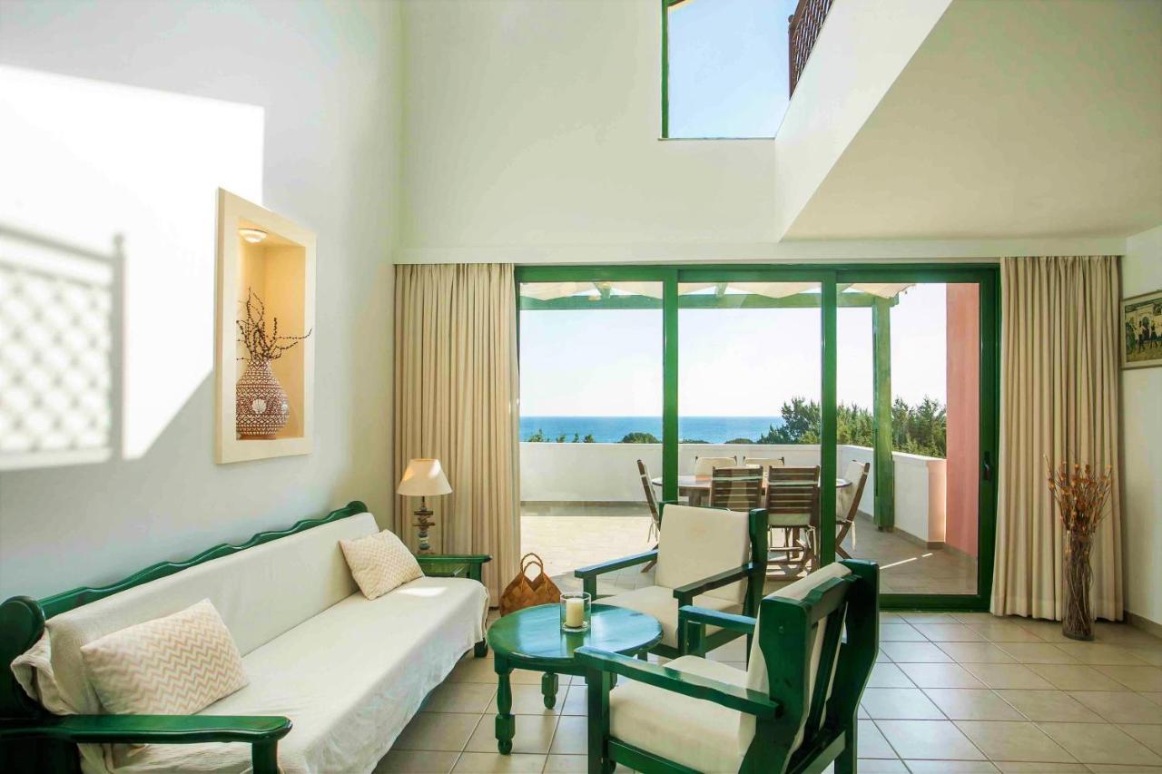 Beachfront Villa Rhodes Seashell Gennadi Bagian luar foto
