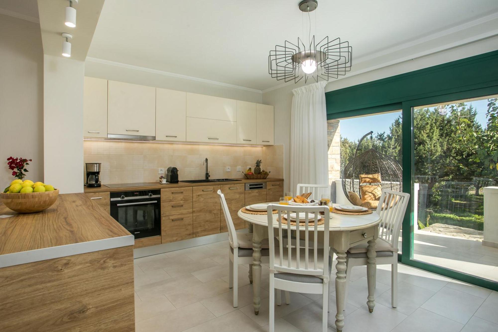 Beachfront Villa Rhodes Seashell Gennadi Bagian luar foto