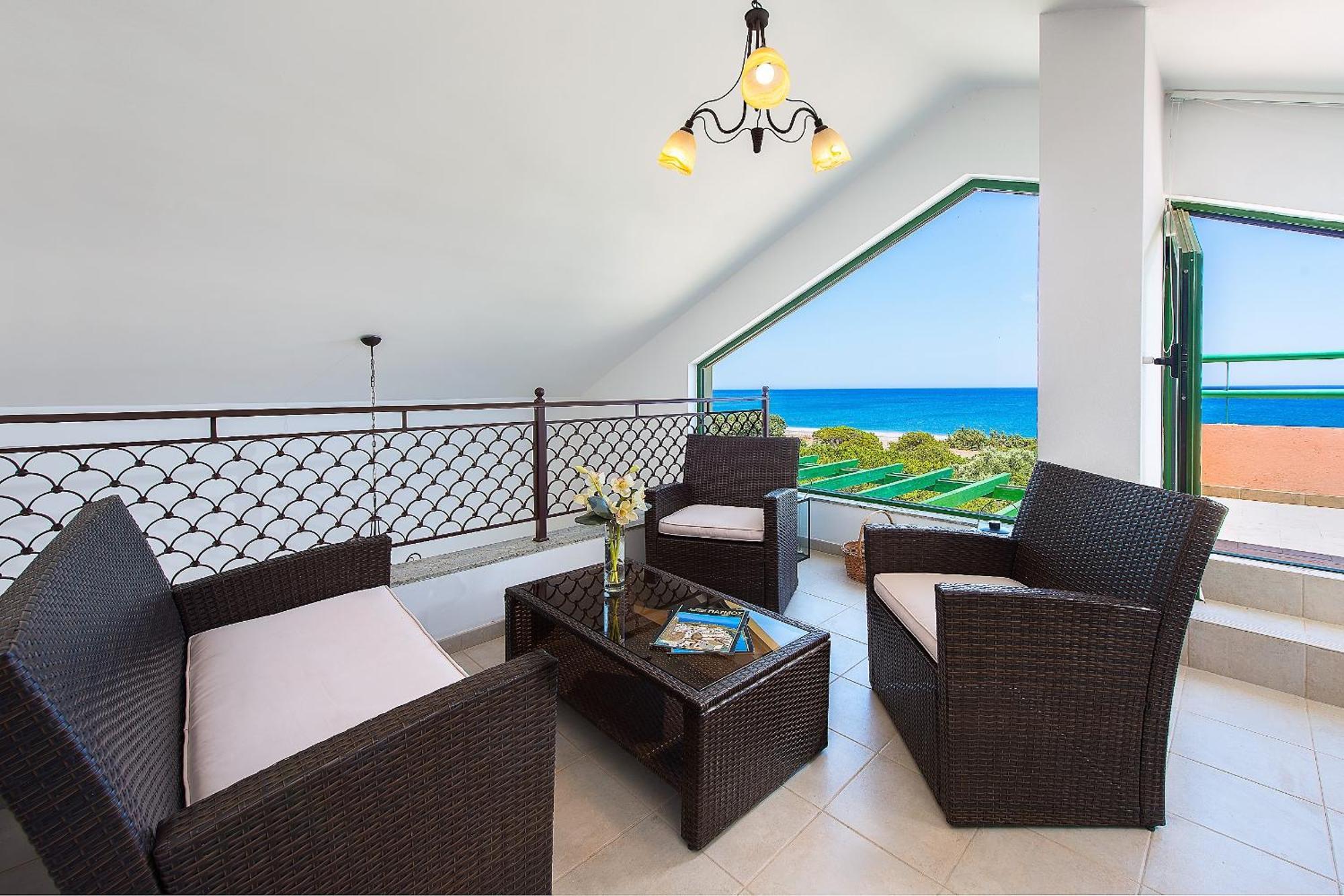 Beachfront Villa Rhodes Seashell Gennadi Bagian luar foto