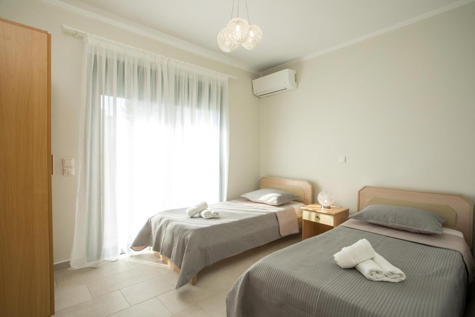 Beachfront Villa Rhodes Seashell Gennadi Bagian luar foto