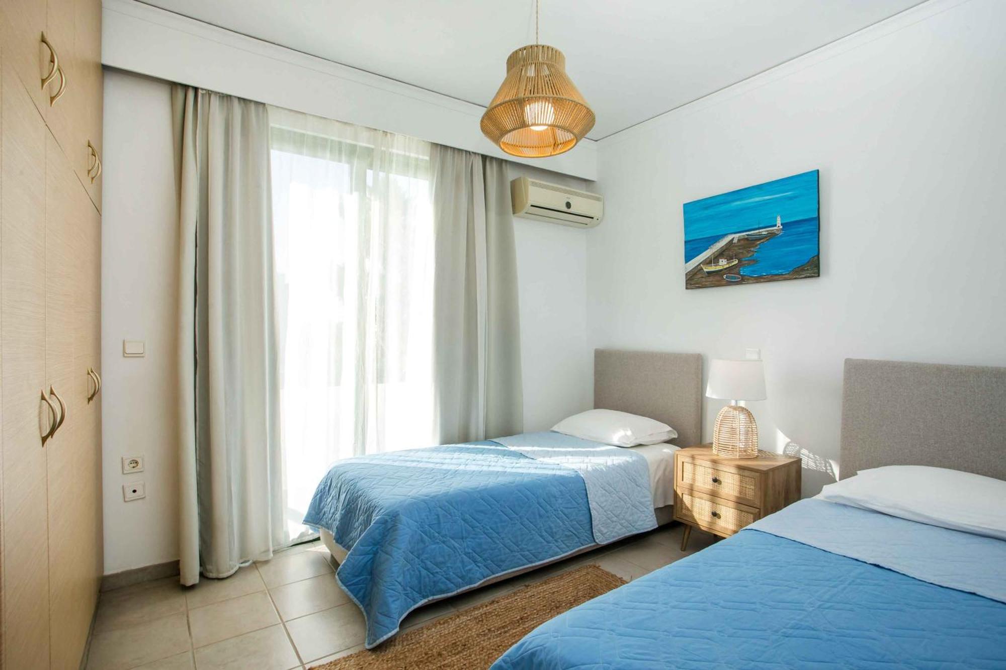 Beachfront Villa Rhodes Seashell Gennadi Bagian luar foto