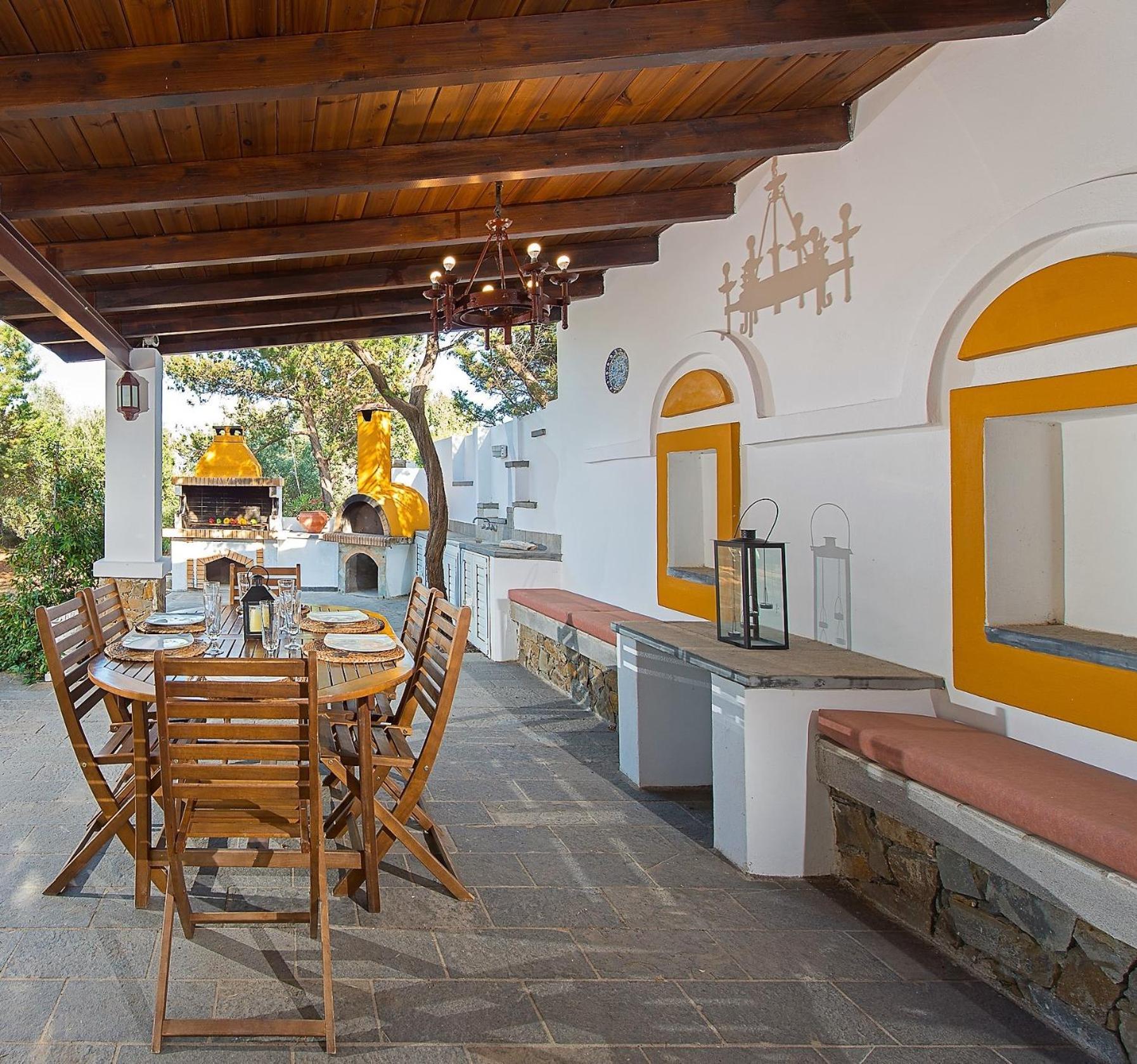 Beachfront Villa Rhodes Seashell Gennadi Bagian luar foto