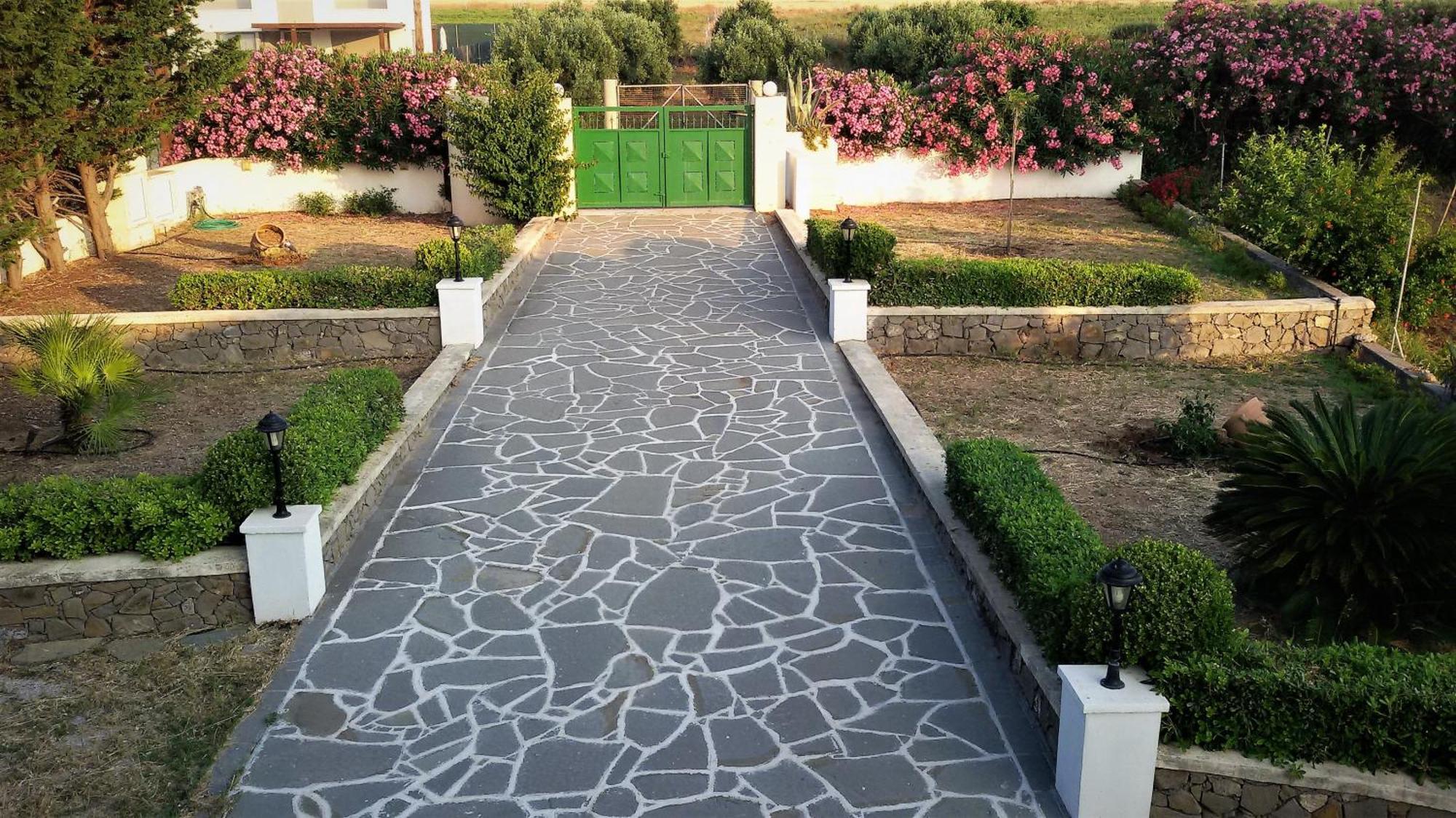 Beachfront Villa Rhodes Seashell Gennadi Bagian luar foto
