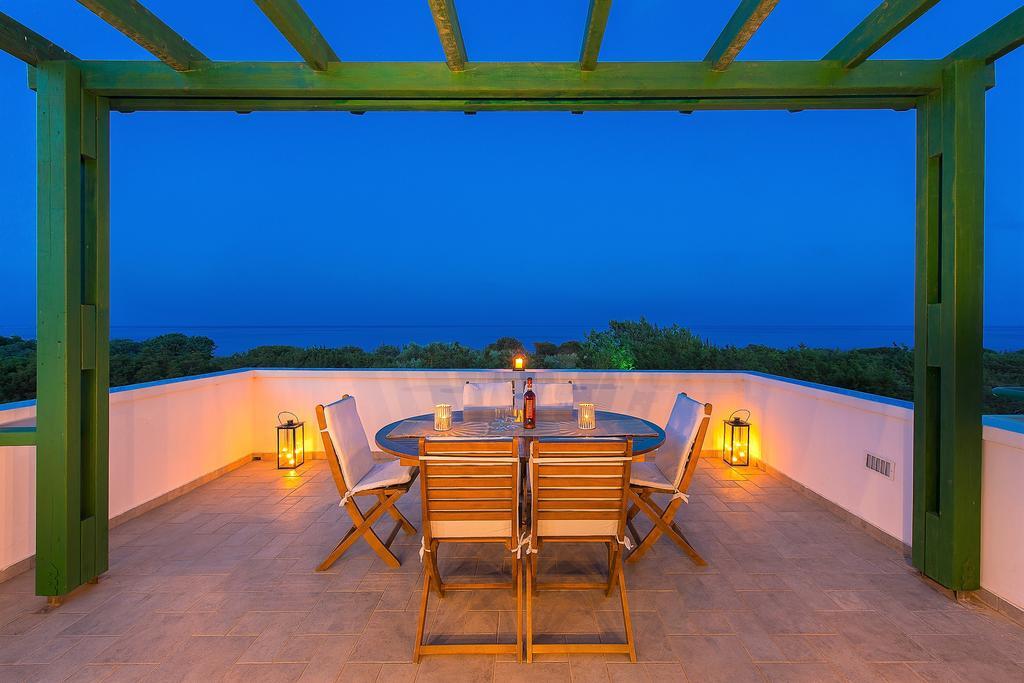 Beachfront Villa Rhodes Seashell Gennadi Bagian luar foto