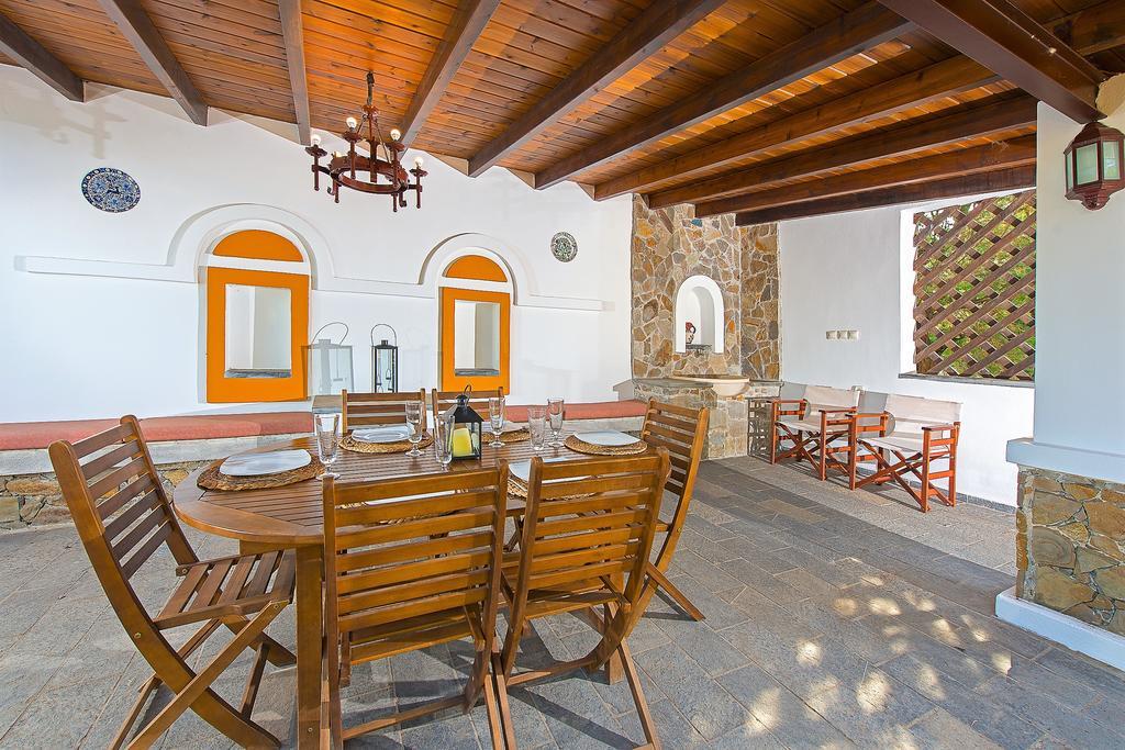 Beachfront Villa Rhodes Seashell Gennadi Bagian luar foto