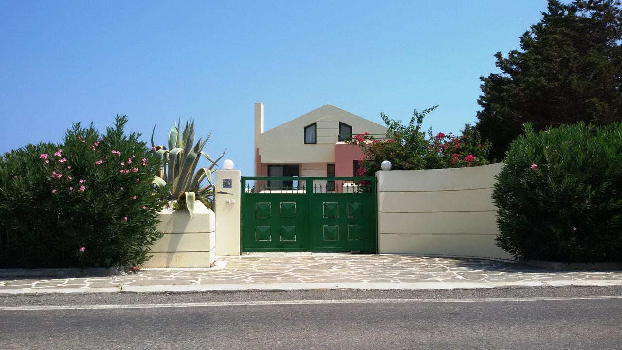 Beachfront Villa Rhodes Seashell Gennadi Bagian luar foto