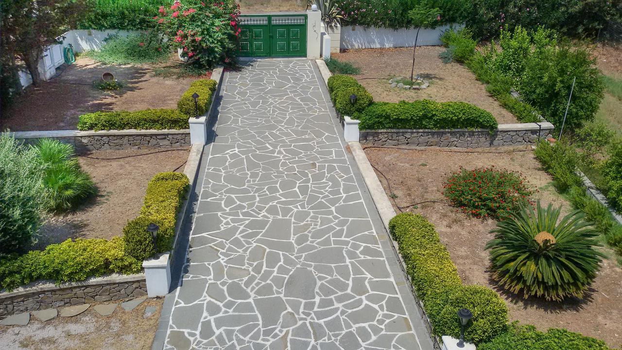 Beachfront Villa Rhodes Seashell Gennadi Bagian luar foto